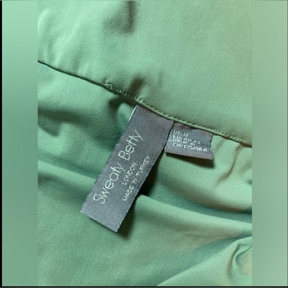 Sweaty Betty Explorer Jacket Medium Athletic Athleisure Sporty Green High Neck - Picture 4 of 10